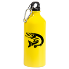Butelka żółta 600 ml z grafiką ryby oraz dowolnym imieniem – wędkarstwo #3