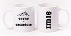 Kubek biały z nadrukiem „Tatry = Szczęście” – Zakopane, góry #5