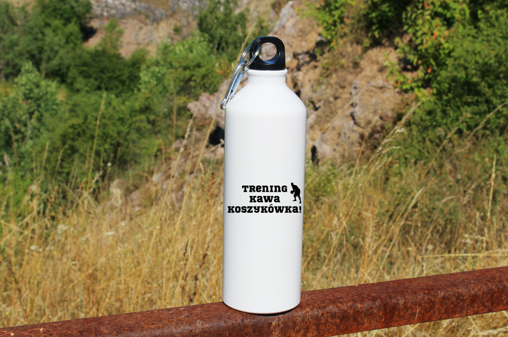 Butelka 800 ml z nadrukiem "Trening Kawa Koszykówka" – koszykówka #5