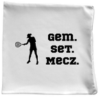 Poduszka z napisem "Gem Set Mecz" – damska #8