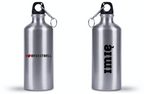 Butelka srebrna 500 ml z nadrukiem "I LOVE BASKETBALL" #1