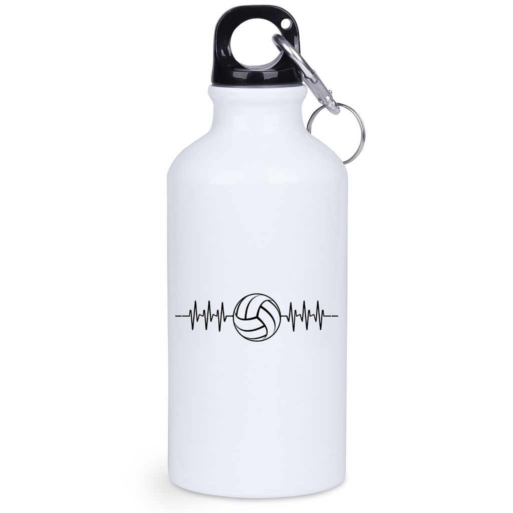 Bidon biały 400 ml z nadrukowaną grafiką siatkarskie EKG – siatkówka #3