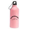 Butelka różowa 600 ml z nadrukiem „Kocham Bieszczady” – góry #2
