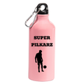 Butelka różowa 600 ml z napisem "Super Piłkarz" #3