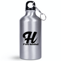Srebrna butelka 400 ml z napisem "H I love handball" #2