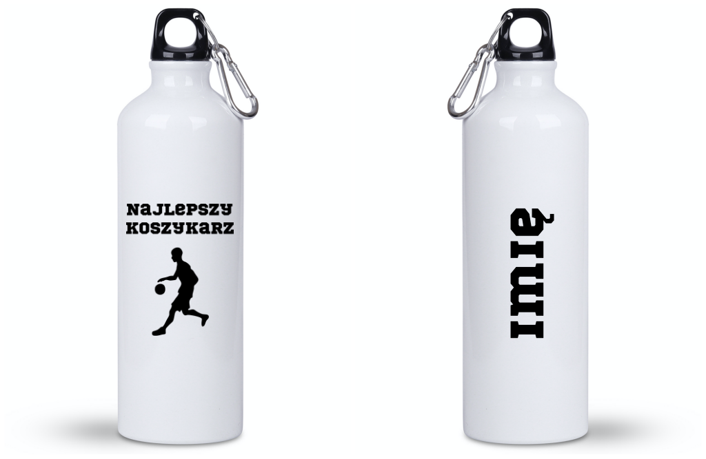Butelka 800 ml z nadrukiem "Najlepszy Koszykarz" – koszykówka #8