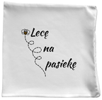 Poduszka dla pszczelarza z nadrukiem „Lecę na pasiekę” – pszczelarstwo #8