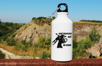 Butelka biała 400 ml z nadrukiem „Rzuć wszystko, jedź na rower” – dla rowerzystów #9