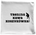 Poduszka z nadrukiem "Trening Kawa Koszykówka" #5