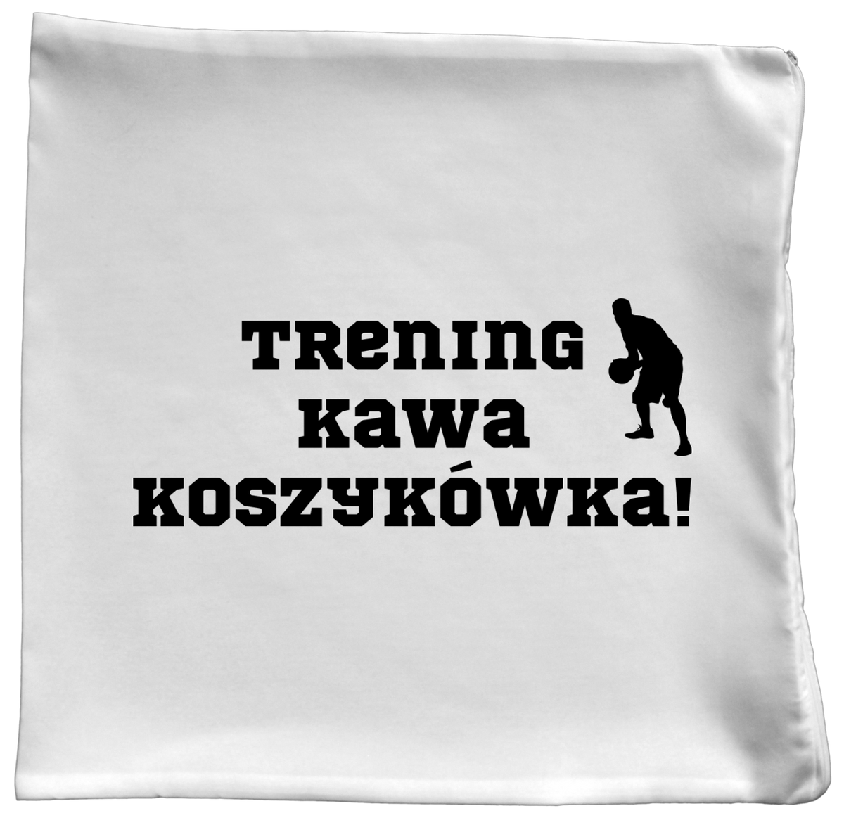 Poduszka z nadrukiem "Trening Kawa Koszykówka" #5