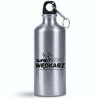 Butelka srebrna 500 ml z nadrukiem "Super wędkarz" – wędkarstwo #9