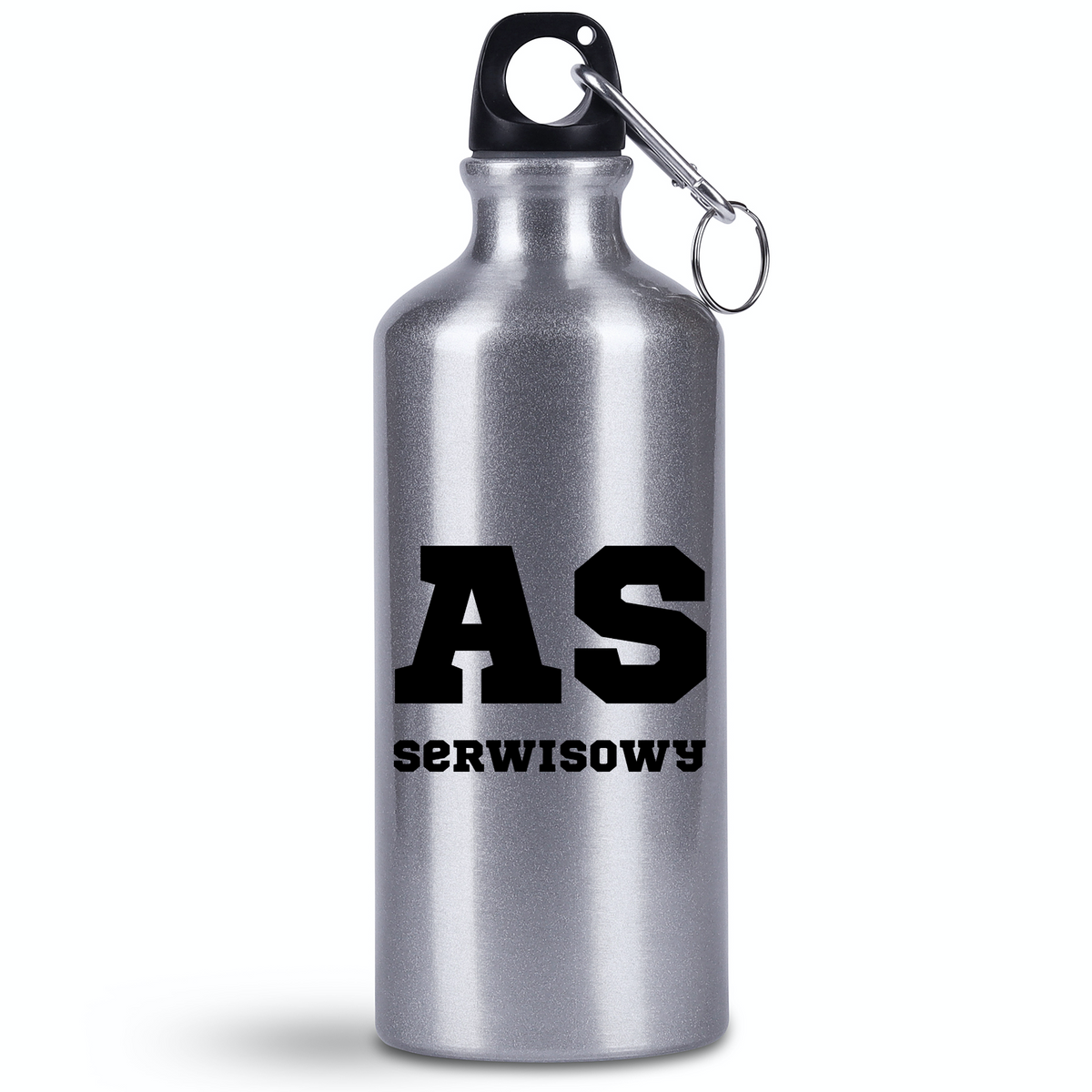 Butelka srebrna 500 ml z napisem "AS SERWISOWY" #3