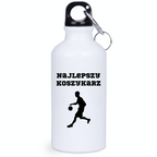 Bidon biały 400 ml z nadrukiem "Najlepszy Koszykarz" – koszykówka #8