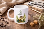 Kubek biały z nadrukiem „Las to mój świat” – grzyby, las #9