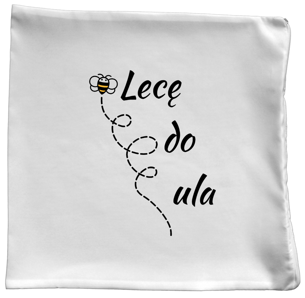 Poduszka dla pszczelarza z nadrukiem „Lecę do ula” – pszczelarstwo #7