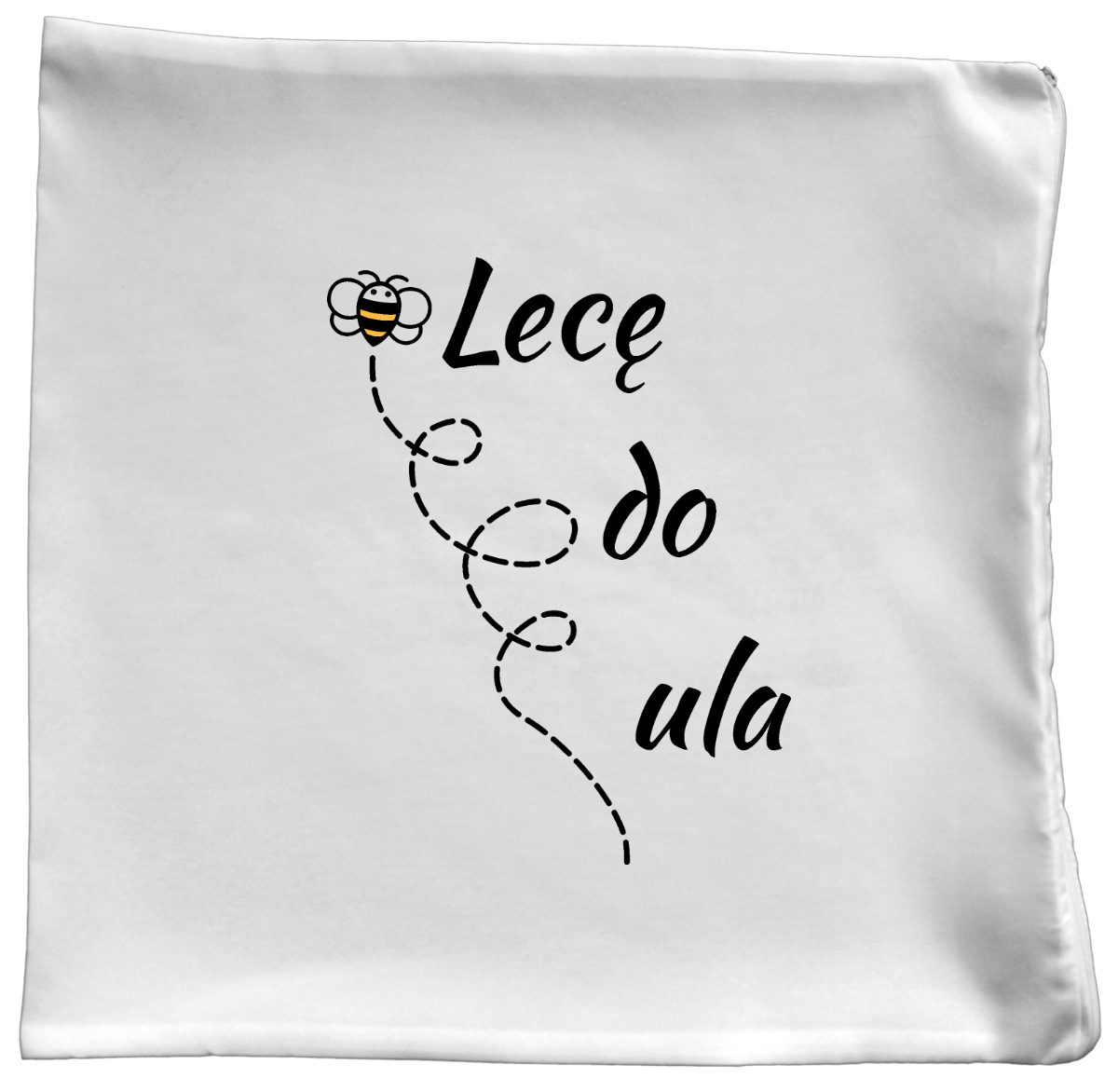 Poduszka dla pszczelarza z nadrukiem „Lecę do ula” – pszczelarstwo #7