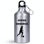 Butelka srebrna 400 ml z napisem "Super Obrońca" –  piłka nożna #6