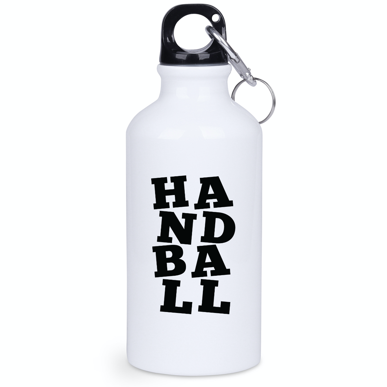 Butelka biała 400 ml z czarnym napisem "HANDBALL" #5