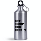 Bidon 500 ml  z nadrukiem "Eat Sleep Run Reapeat" męski – bieganie #11