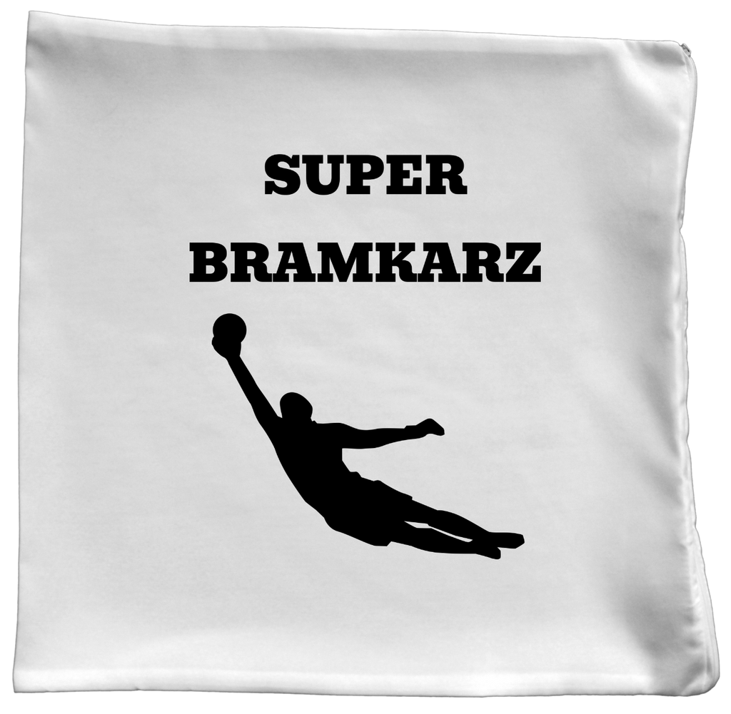 Poduszka z nadrukiem "Super Bramkarz" – piłka nożna #14
