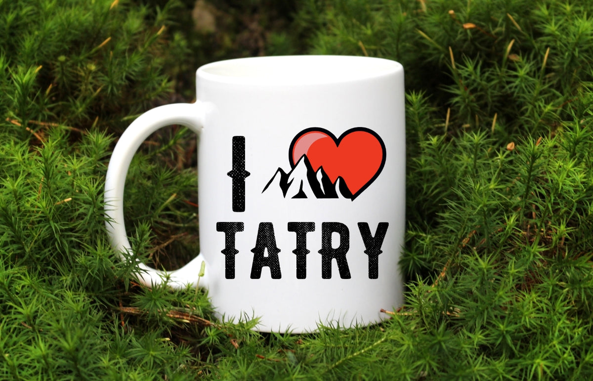 Kubek biały z nadrukiem "I love Tatry" - góry, Zakopane, Podhale #10