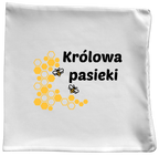 Poduszka dla pszczelarza z nadrukiem „Królowa pasieki” – pszczelarstwo #9