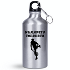 Butelka srebrna 400 ml z napisem "Najlepszy Tenisista" #2