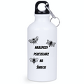 Bidon biały 400 ml z nadrukiem "Najlepszy pszczelarz na świecie" - pszczelarstwo #1