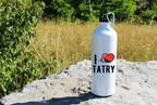 Butelka biała 800 ml z grafiką „I Love Tatry” – Zakopane, Podhale, góry #9