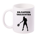 Kubek biały 330 ml z napisem "NAJLEPSZA TENISISTKA" #3
