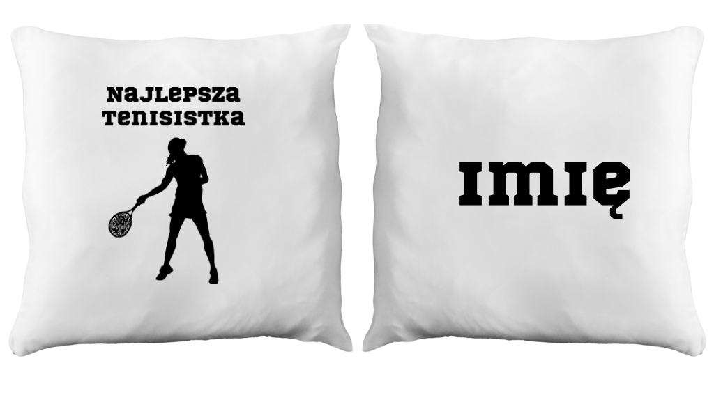 Poduszka z napisem "NAJLEPSZA TENISISTKA" #6