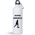 Butelka biała 800 ml z nadrukiem "Super Obrońca" – piłka nożna #7