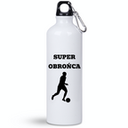 Butelka biała 800 ml z nadrukiem "Super Obrońca" – piłka nożna #7