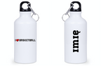 Bidon biały 400 ml z nadrukiem "I LOVE BASKETBALL" #1