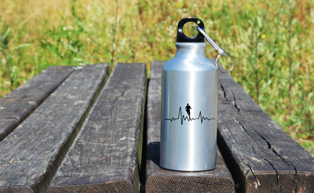 Butelka srebrna 400 ml biegowe EKG dla panów – bieganie #2