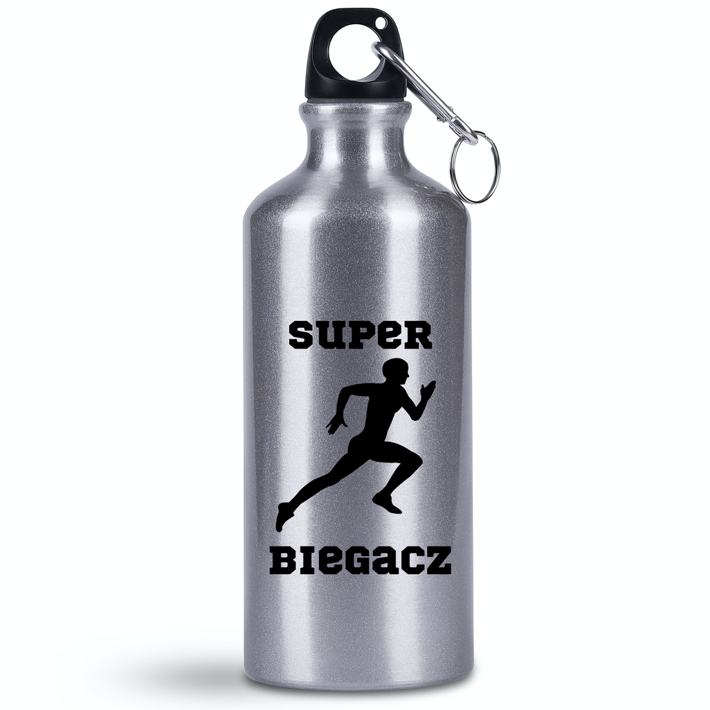 Bidon 500 ml z nadrukiem "Super Biegacz" – bieganie #6