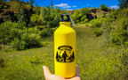 Butelka żółta 600 ml z nadrukiem „Najlepszy Grzybiarz” – na grzyby #4