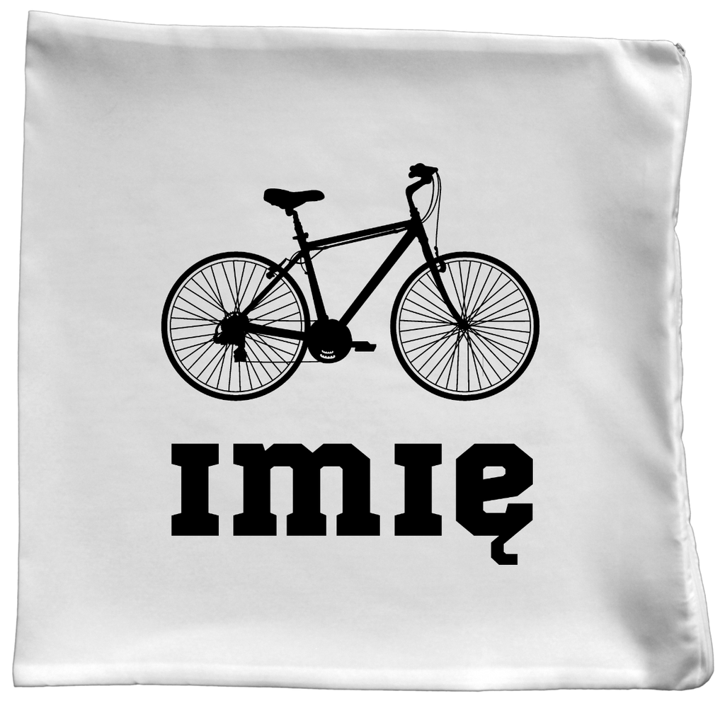 Poduszka z grafiką roweru oraz imieniem do wyboru – dla rowerzystów #3