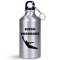 Butelka srebrna 400 ml z napisem "Super Bramkarz" – piłka nożna #14
