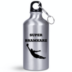 Butelka srebrna 400 ml z napisem "Super Bramkarz" – piłka nożna #14