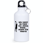 Bidon biały 400 ml prezent dla koszykarza z zabawnym napisem #6