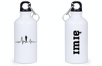 Bidon biały 400 ml dla biegaczki - biegowe EKG - bieganie #1