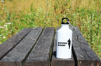 Bidon biały 400 ml dla biegaczki – nadruk "Kocham Biegać" – bieganie #4