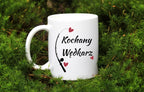 Kubek biały z nadrukiem: "Kochany Wędkarz" - wędkarstwo #2