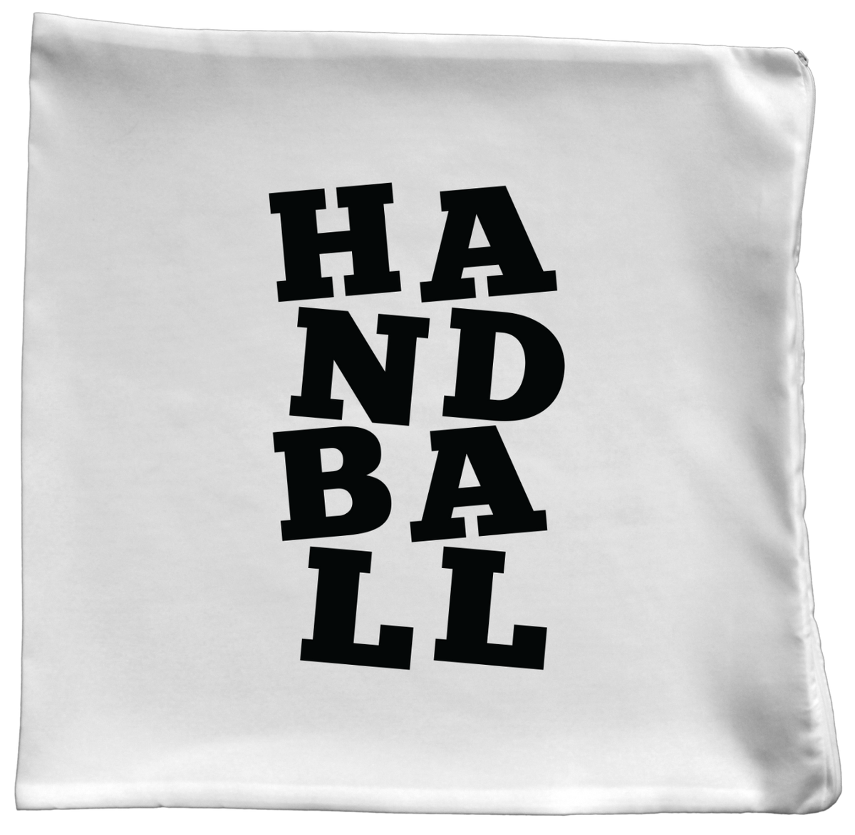 Poduszka dla kibica piłki ręcznej z czarnym napisem "HANDBALL" #6