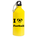 Bidon żółty 600 ml dla kibica piłki nożnej z napisem "I love Football" #10