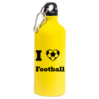 Bidon żółty 600 ml dla kibica piłki nożnej z napisem "I love Football" #10