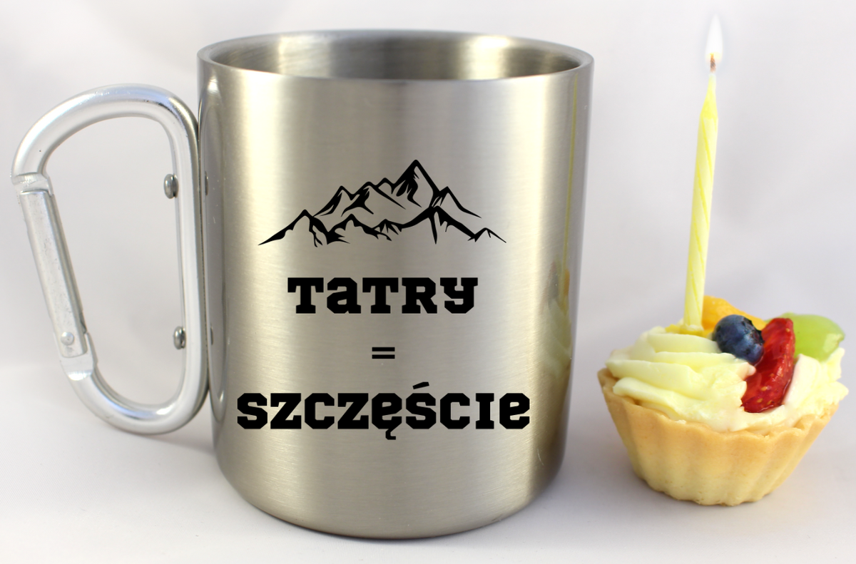 Kubek karabińczyk srebrny z nadrukiem „Tatry = Szczęście” – Podhale, Zakopane #4