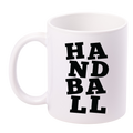 Kubek biały z czarnym napisem "HANDBALL" #6