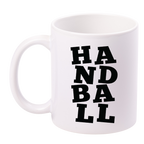 Kubek biały z czarnym napisem "HANDBALL" #6